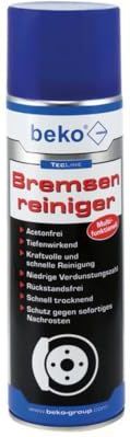 TecLine - Remmenreiniger - 500 ml - Zeer Effectieve Ontvetter - Residuvrij