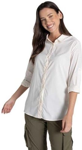 Craghoppers - Nosilife Freeda Blouse - Grijs/Beige - 100% Polyamide