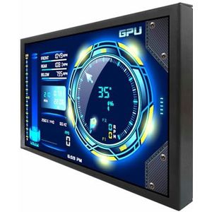 VSDISPLAY LCD-monitor, IPS, 7 inch, zwart, 1280 x 800, 350 nits, 75 mm bevestigingsgaten, instelbare helderheid, metalen behuizing