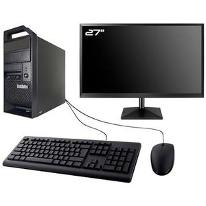 PC Lenovo ThinkStation E31 27 inch Intel I7-3770 RAM 16 GB SSD 480 GB W11 WiFi (gereviseerd)