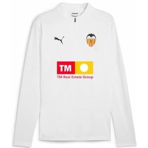 Puma Valencia C.F. Trainingssweatshirt voor volwassenen, wit, Merk: Puma - EAN: 4067981828531 - Maat: S