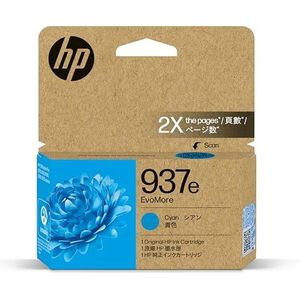 HP 937e EvoMore Cyan Original Ink Cartridge