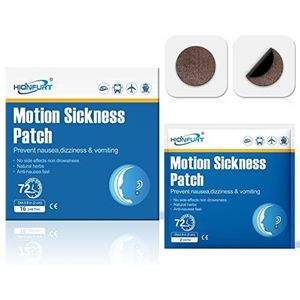 Hionfurt 16 Stuks Reisziektepleisters Voor Auto- En Bootreizen, Cruises En Vliegreizen - Tegen Misselijkheid