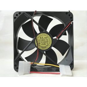 LMNCBVYA DC12V 120mm Cooling Fan - D12BH-12 120x120x25mm, 2700 RPM, 93.2 CFM, Low Noise, 0.30A