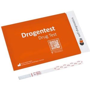 self-diagnostics Fentanyl Drugstest, 5 urineteststrips, snelle test voor het detecteren van gebruik in urinemonsters, zelftest met cut-off 10 ng/mL