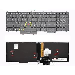 Laptoptoetsenbord voor LENOVO voor Thinkpad P50 P70 P51 P71 P70S(Backlit joystick)