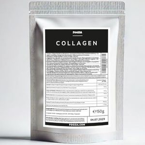 Collageen poeder, kuur voor 2 maanden, puur collageen poeder, bioactief collageen hydrolysaat, 150 g Foozia