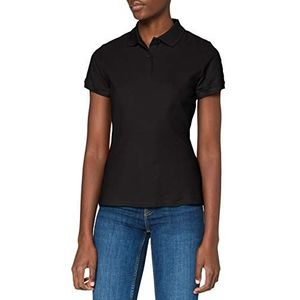 Fruit of the Loom Premium poloshirt voor dames, Zwart, S