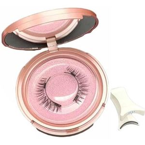 Aerliss Magnetic Lashes Magnetische wimpers met applicator Magnetische wimperset Herbruikbare zelfklevende wimpers(Natural)