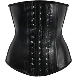 Men Shapewear Latex Waist Trainer Workout Belt Waist Cincher Trimmer (Black,3XL)