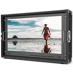 Cameramonitor, BM280-12G 28 10bit 12G-SDI 4K Broadcast Director-monitor met SDI, audio-interface