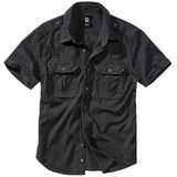 Brandit Vintage shirt met lange mouwen en korte mouwen, maten S tot 7XL, Zwarte korte mouw., L