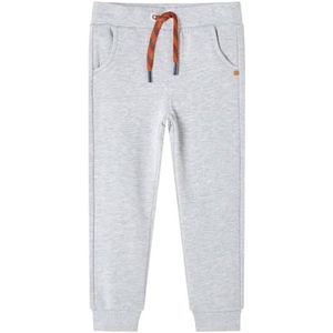 Kinderjoggingbroek 104 gemêleerd grijs
