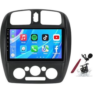 Android 14 Autoradio Stereo voor M-azda 323(2000-2003) 9""Touchscreen Multimedia Speler met Draadloze Carplay GPS Navigatie FM RDS Bluetooth 5G-WiFi SWC DSP,M120s