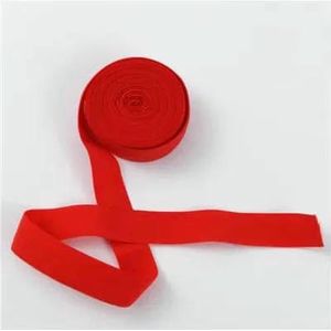 20mm elastische band vouw over spandex elastisch lint voor ondergoed broek bh rubber naaien kant rand tailleband kledingstuk accessoire-rood-5yard-20mm