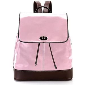 Gepersonaliseerde casual dagrugzak tas voor tiener roze stippen patroon schooltassen boekentassen, Meerkleurig, 27x12.3x32cm, Rugzak Rugzakken