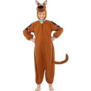 Funidelia | Scooby Doo kostuum OFFICIËLE voor meisjes en jongens ▶ Scooby, Tekenfilms - Kostuum voor Kinderen, Accessoire verkleedkleding en rekwisieten voor Halloween, carnaval & feesten - Maat 10-12 jaar - Bruin