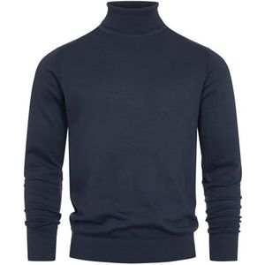 Indicode Heren Eldo Knit Sweater | Fijngebreide trui van 80% katoen Navy L