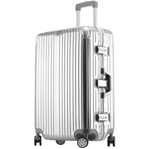 Reiskoffer Handbagagekoffer Bagage Waterdichte Bagagekoffer Grote Capaciteit Trolleykoffer Aluminium Universeel Wiel Handbagage Trolleykoffer (Color : D, Size : 20in)