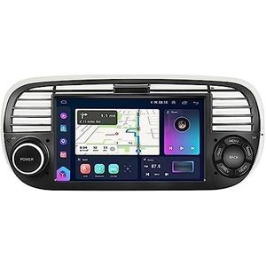Autoradio Multimediaspeler Auto WIFI GPS-navigatie Eenvoudig Te Installeren(8 128G BK)