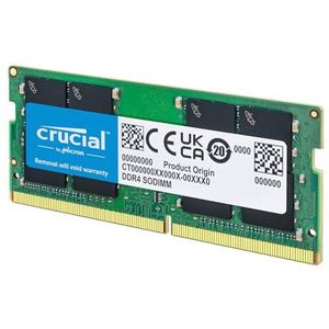 Crucial DDR4 RAM 32GB 3200MHz SODIMM CL22, Laptopgeheugen, Mini PC, Hoogwaardig RAM (of 2933MHz / 2666MHz) - CT32G4SFD832A