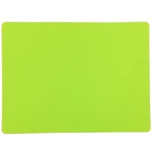 Siliconen bakmatten laken zachte siliconen tafelmat grote meerkleurige antislip hittebestendige anti-aanbak bakmat voor keuken eetkamer aanrecht beschermer (kleur: groen, maat: 40 x 50 cm)