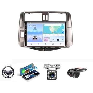 Android 13 Auto Stereo MP5 Player 9'' Screen Autoradio Voor Toyota Land Cruiser Prado 150 2009-2013 Car-play Android Auto GPS-navigatie Bluetooth RDS FM AM DAB+ Radio Stuurbediening Voice Control(NF