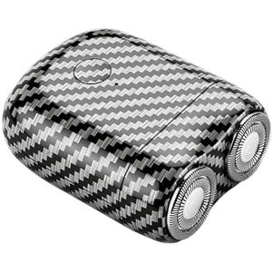 Mini Elektrisch Scheerapparaat USB Oplaadbare Pocket Size Elektrisch Scheerapparaat Dubbele Hoofd Draagbare Elektrische Scheermes voor Reizen Kantoor Zakenreis