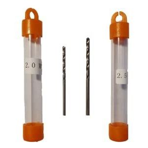 jjw-germany HSS-G precisie houtboor spiraalboor (D= 2,0/2,5 mm)