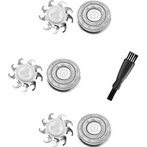 MAWAER 3 stks Hoofd Scheerapparaat Vervanging Blades Voor Scheerapparaat Pitbull Forte 3 Hoofd Baron 3 Hoofd Pitbull Butterfly Kus en Palm Shaver