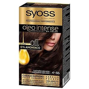 Syoss Olio Intense Tinte Sin Amoniaco 4.86-castaño Helado 5 Piezas Mujer