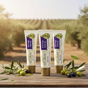 Dalan d'Olive Intensieve Hand & Body Hydraterende crème, olijfolie, huidverzorging voor droge huid, regenererende natuurlijke cosmetica, extra langdurige vochtigheid, 20 ml, set van 3