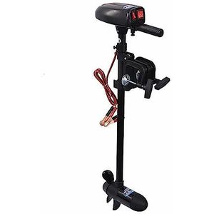 Trollingmotor, 18 LBS Elektrische Trolling Motor, Mount Geborsteld Multi-Gear Elektrisch Met Propeller, for Opblaasbare Boot Roeien Kajak Voor gebruik in zout water