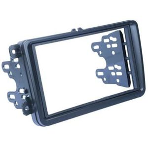 Autoradio-fasciapaneelplaatframe 2Din Auto Dubbele Din Auto Frame Voor Octavia Stereo Radio DVD Dash Kit Trim Fascia Paneel Adapter Dashboardbekledingframe