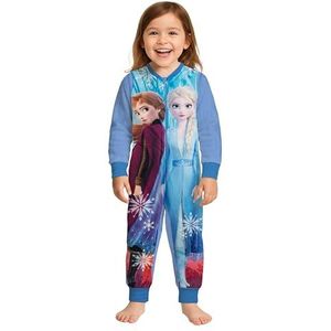 Disney - Frozen - Jumpsuit - Blauw - Voor Meisjes - Elsa & Anna
