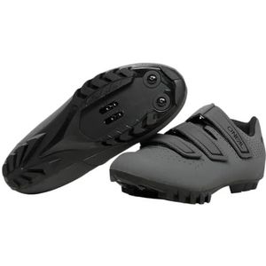 O'NEAL | Mountainbike-schoenen | Cross-Country, Gravel MTB | Verstelbare, veilige sluiting met 3 klittenbandsluitingen | Cross 2 SPD Shoe | Volwassenen, grijs/zwart, 41 EU