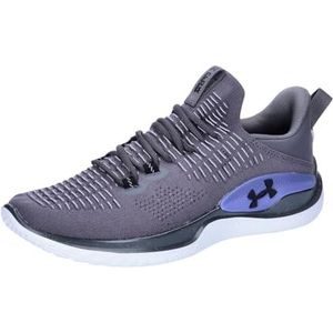 Under Armour Flow Dynamic INTLKNT Fitnessschoenen voor heren, Castlerock Mod Gray Black, 42 EU