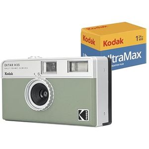 KODAK EKTAR H35 Half Frame Filmcamera (salie, bundel met 24exp film)