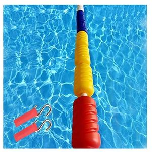 Floating Pool Safety Divider Swimming Pool Safety Float Line Divider Rope Kits, 3/6/8/16/18/20/24 Foot Long, for Inground Swimming Areas, with 2 Pre-Assembled Stainless Hooks (Color : Dia 6cm/2.3in,