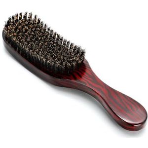 Haosie Zachte Golf Haar Borstel, Houten Handvat Paddle Haar Borstel, Natuurlijke Smoothing Haar Borstel Voor Mannen & Vrouwen Fijn Dun Haar