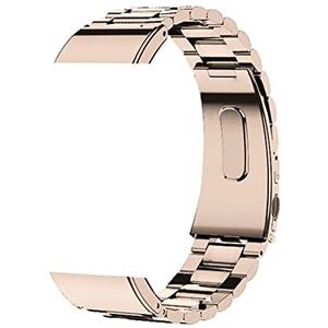 Roestvrijstalen armband Compatibel met Redmi Horloge 2 Lite Vervanging Metalen band Compatibel met Redmi Horloge 2 Lite Watch Bands Correa Compatibel met Xiaomi (Color : Rose Gold, Size : For Redmi