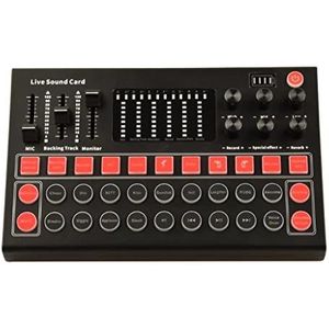 M9 Geluidskaart Microfoon Geluidsmixer Geluidskaart Audio Mixing Console Versterker