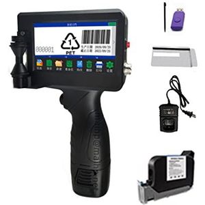 Mini Inkjet Printer Handheld Inkjet Printer Industrieel Engels Productie Datum Nummer Logo Vervaldatum Label Plastic Doos 12.7mm Jet Printer instelbare afdrukhoogte