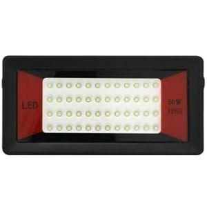 LED-schijnwerpers, Ultra Dunne Schijnwerper 50W 100W Led-schijnwerper Outdoor Spotlight IP65 Waterdichte LED-straatlantaarn Landschap Verlichting Helder Werklicht (Color : Cool White, Size : 50W Whi