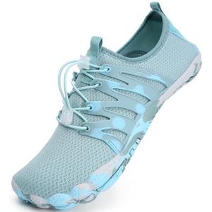 Mabove Blotevoetenschoenen voor dames, strandschoenen, badschoenen, blotevoetenschoenen, zwemschoenen, waterschoenen, aquaschoenen, surfschoenen voor watersport, outdoor, camouflage groen 185, 43 EU
