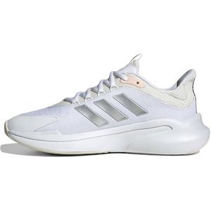 adidas ALPHAEDGE Sneakers voor dames, wit/zilver metallic/prachtig kwarts, 40 2/3 EU, Veelkleurig (Wit Zilver Metallic Quartz Prachtige, 40.5 EU