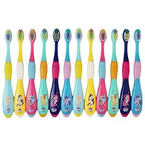 MyLittlePony Kids Tandenborstel voor 3-6 Jaar Kinderen Verschillende Kleuren 12 PACK