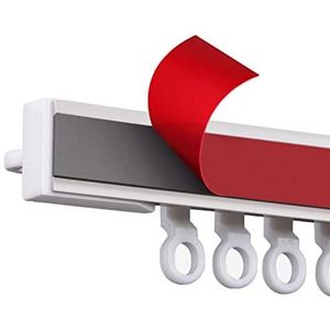 Curtain Rails System, Hospital Curtain Track System RV Curtain Self Adhesive Straight Aluminum Ceiling Mounted/Wall Mount Ceiling Curtain Track for Indoor Bedroom Window Privacy(Ceiling Mount,9m/29.5f