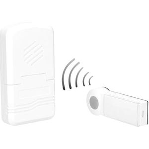 Miratic Draadloze Deurbel Buiten waterdicht met volumeregeling en bereik 80m batterij aangedreven