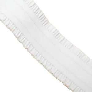 Hoge elasticiteit elastische riem verdikte duurzame tailleband Elastiek kant brede riem broek taille rok speciale accessoires-wit-50mm-2m